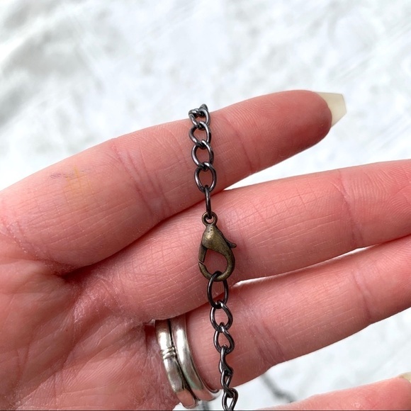 Handmade Long Pink Rhinestone Statement Shoe Lover Charm Necklace - Picture 6 of 6